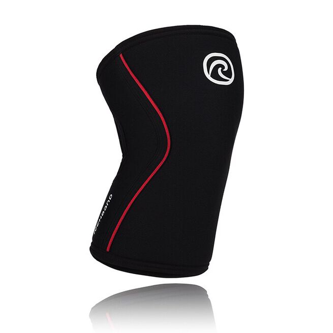 RX Knee Sleeve, 7mm, Black/Red, L RX Knäskydd 7mm Svart/Röd
