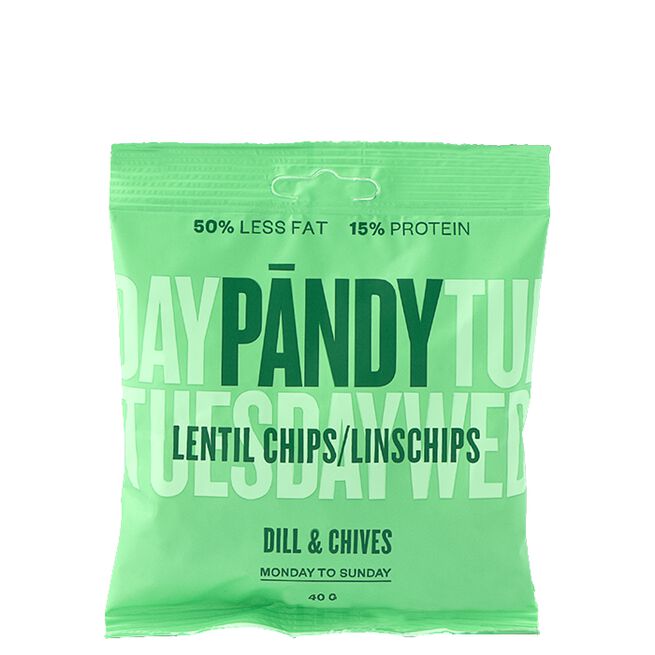 Pändy Pändy Linschips Dill & Chives, 40 g