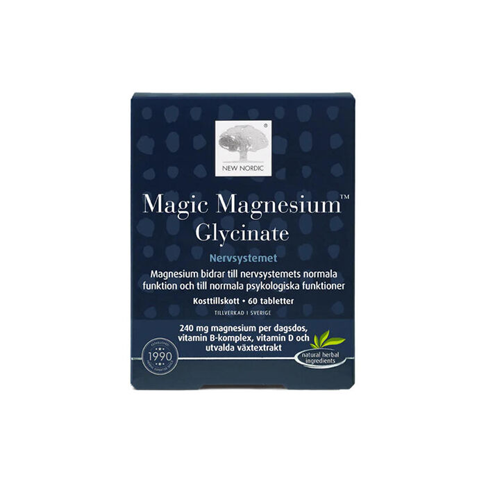 Magic Magnesium Glycinat 60 tabletter