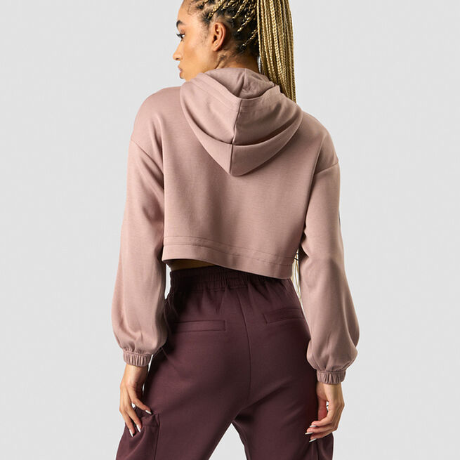 Stance Cropped Hoodie, Light Mauve, S Stance Cropped Hoodie, Light Mauve