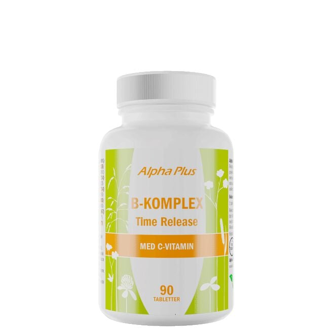 B-komplex Time Release, 90 tabletter B-komplex Time Release 90 tabletter