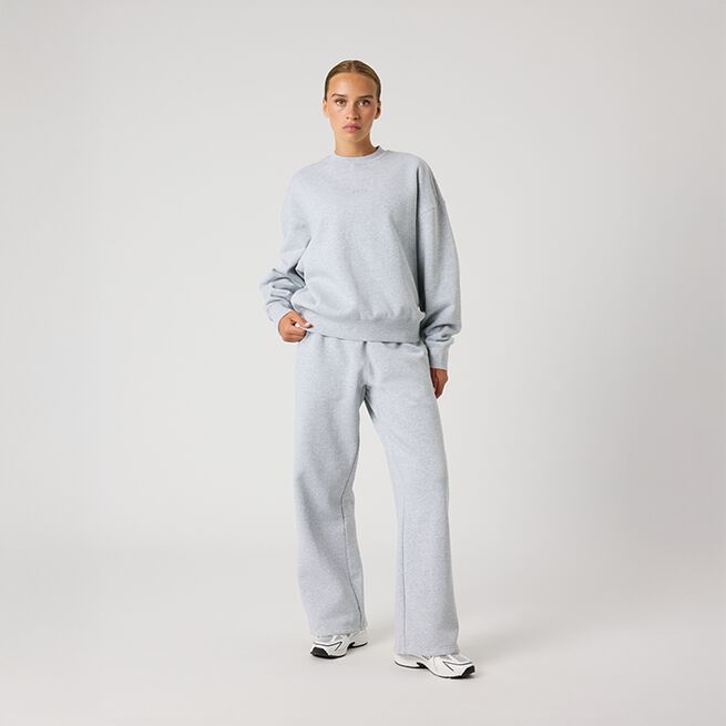 Studio Oversized Sweatshirt, Light Grey Melange, L  Studio Oversized Sweatshirt Ljusgrå
