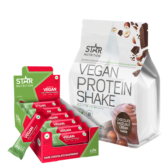 Veganskt Proteinpulver + Veganska Proteinbars