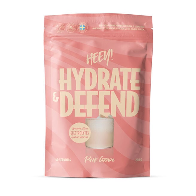 Hydrate & Defend Electrolytes + Probiotics Rosa grapefrukt 240g Hydrate & Defend Electrolytes + Probiotics Rosa grapefrukt 240g