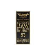 WermlandsChoklad Raw Ekologisk Choklad Original 83% 50 g