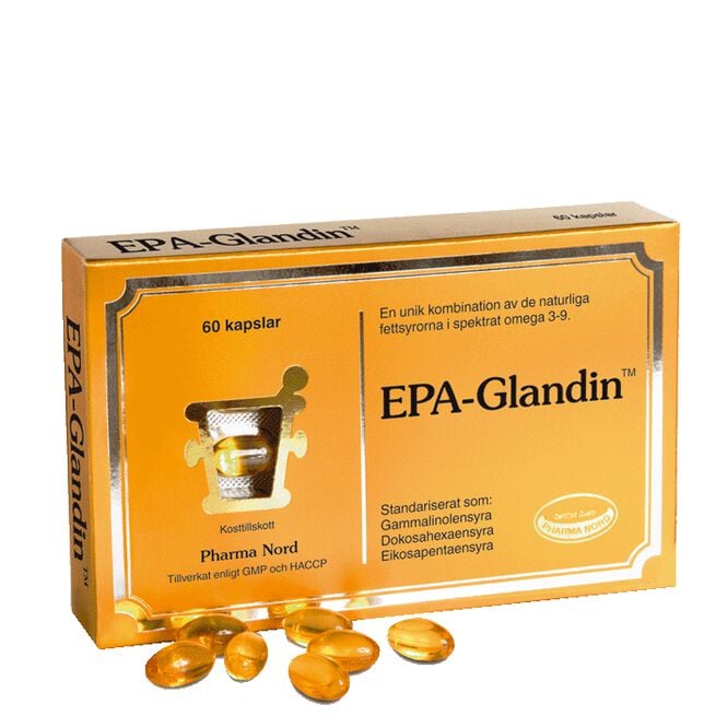 EPA Glandin Pharma Nord EPA Glandin med Omega 3 60 kapslar