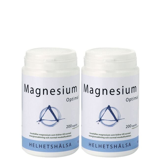 2 x Magnesium Optimal, 200 kapslar 2 x Magnesium Optimal, 200 kapslar