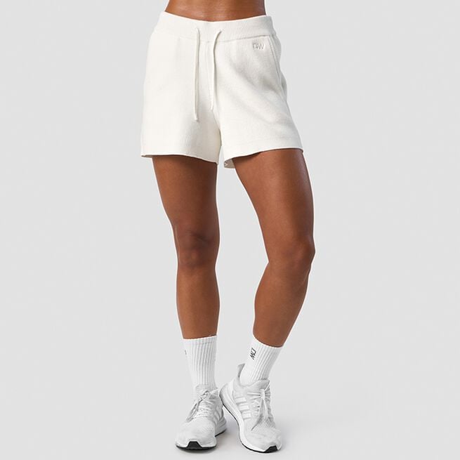 Soft Knit Shorts, White