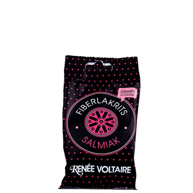 Fiberlakrits Salmiak, 125 g Fiberlakrits Salmiak 125 g