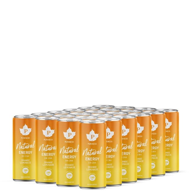 24 x Natural Energy Drink Orange Lemonade 330 ml  24 x Natural Energy Drink Orange Lemonade 330 ml
