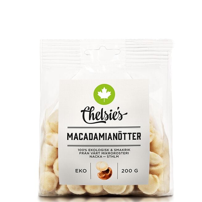 Chelsies Organic Gourmet Products Macadamianötter 200 g Macadamianötter 200 g