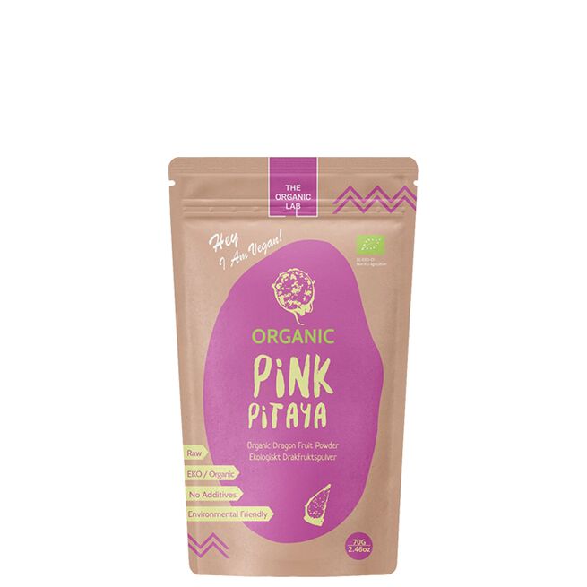 The Organic Labs Pink Pitaya Pulver Ekologiskt, 70 g