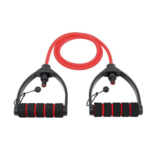 Iron Gym Adjustable Tube Trainer Justerbart Träningsband med Handtag