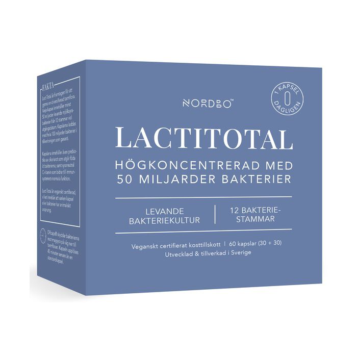LactiTotal 50 miljarder 60 kapslar