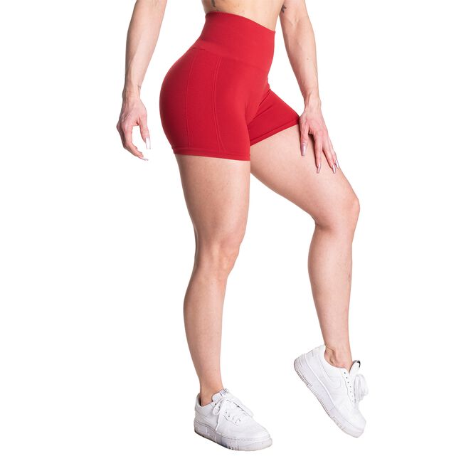 Better Bodies Scrunch Shorts, Chili Red