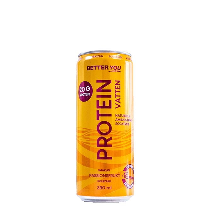 Proteinvatten Passionsfrukt, 330 ml Proteinvatten 330 ml Passionsfrukt
