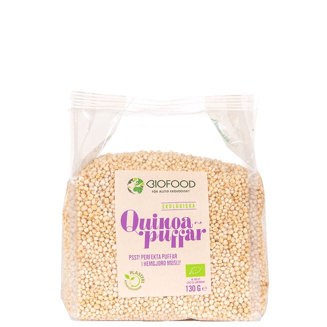 Ekologiska quinoapuffar Biofood Quinoapuffar Ekologiska 130 g