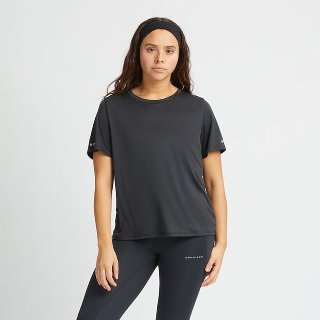 Röhnisch Team Logo Tee, Black Team Logo T-shirt Svart