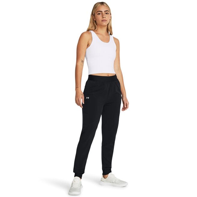 Rival Hi Rise Woven Pant, Black, L Rival Hi Rise Byxor Svart