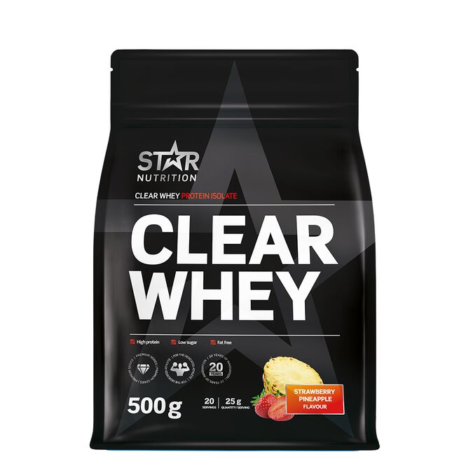 Clear Whey 500g, Strawberry Pineapple Clear Whey Vassleprotein 500 g Strawberry Pineapple