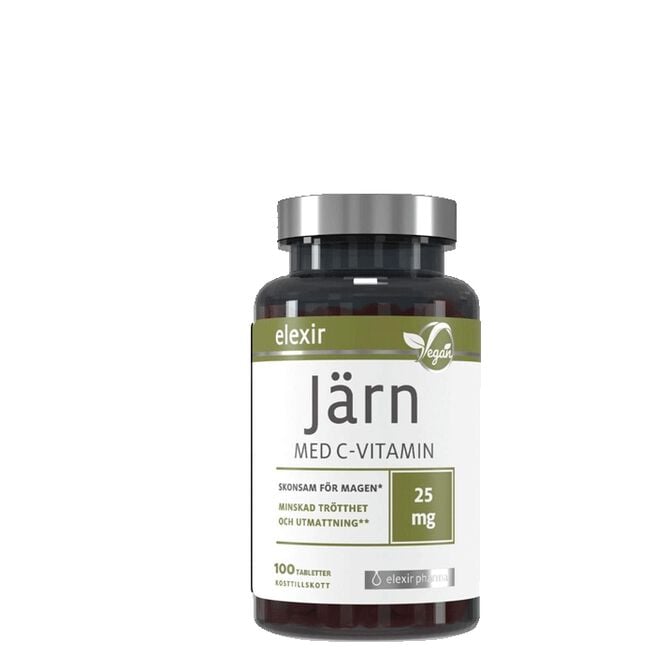 Järn med C-vitamin, 100 tabletter Järn med C-vitamin 100 tabletter