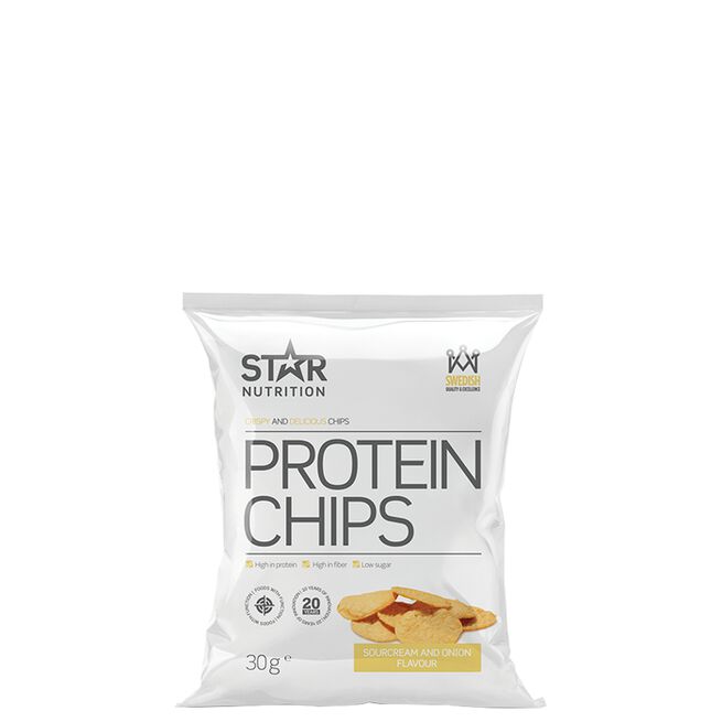 Star nutrition Protein chips sourcream onion Protein Chips 30 g Sourcream & Onion