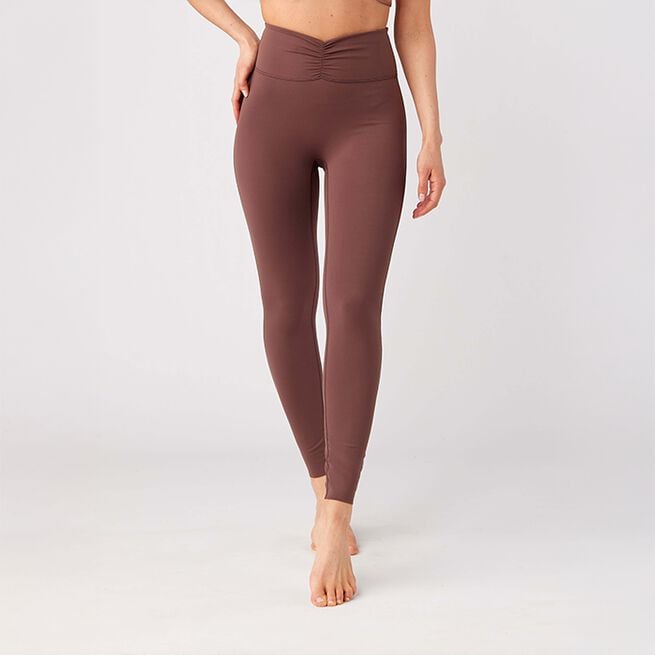 Ultimate Ruched Tights, Intense Rust, XS Ultimate Träningstights Röd