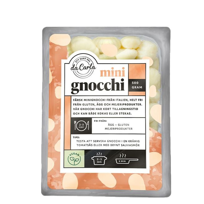 Glutenfri Mini Gnocchi 500 g Glutenfri Mini Gnocchi 500 g