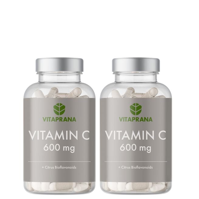 2 x Vitamin C 600 mg + Bioflavonoids, 100 kaps 2 x Vitamin C 600 mg + Bioflavonoids, 100 kaps