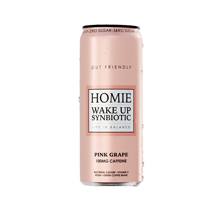 Homie Soda Pink Grapefruit 33 cl Pink grapefruit
