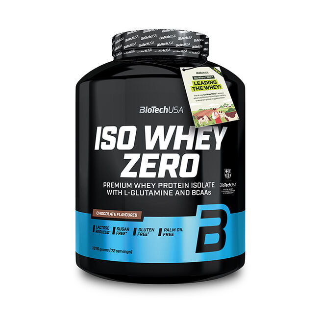 Iso Whey Zero Lactose Reduced 1816 g Chocolate Iso Whey Zero Vassleproteinisolat 1816 g Chocolate