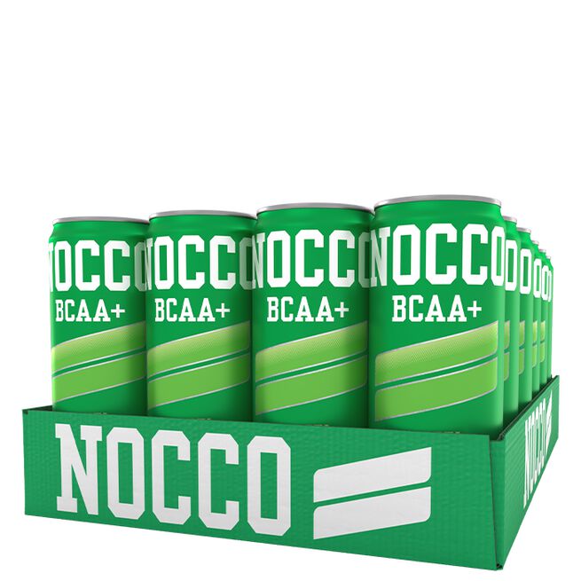 24 x NOCCO BCAA+ Koffeinfri, 330 ml Äpple Flak 24 x NOCCO BCAA+ Koffeinfri 330 ml Äpple