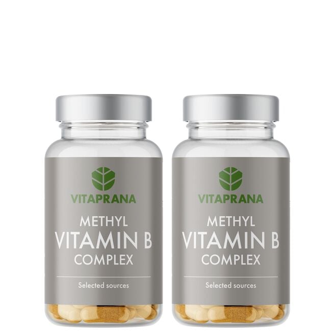 2 x Metyl Vitamin B-komplex, 50 caps  2 x Metyl Vitamin B-komplex, 50 caps