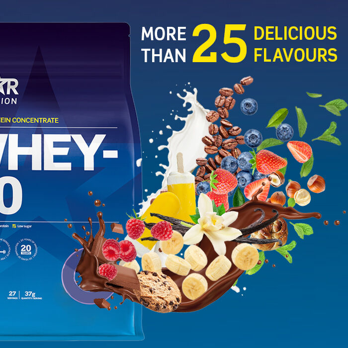 Whey-80 Vassleprotein 4 kg Double Rich Chocolate