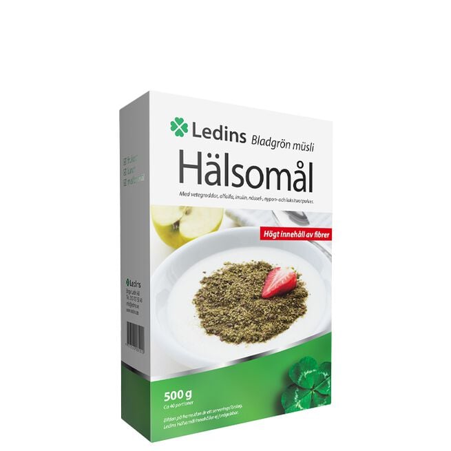 Ledins Hälsomål Bladgrönt Müsli, 500 gram Hälsomål Bladgrönt Müsli 500 gram