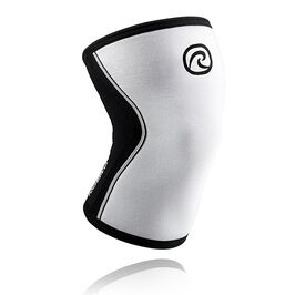 RX Knee Sleeve, 5mm, White/Black, XS  RX Knäskydd 5mm Vit/Svart