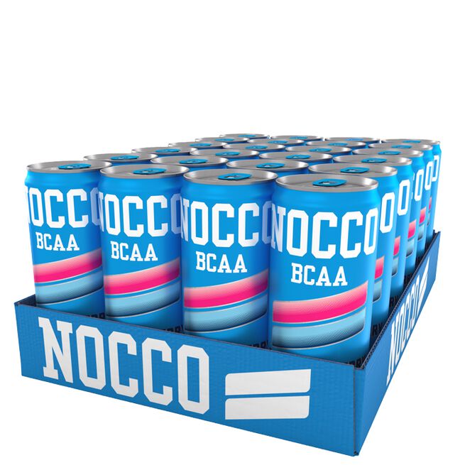 24 x NOCCO BCAA, 330 ml, Blue Raspberry Flak 24 x NOCCO BCAA 330 ml Blue Raspberry