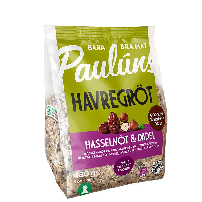 Gröt Hasselnöt Dadel 480 g Gröt Hasselnöt Dadel 480 g