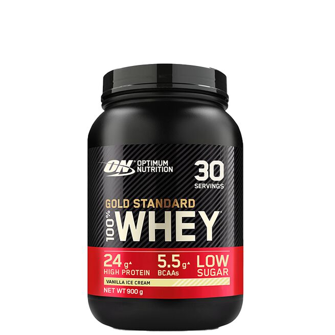 100% Whey Gold Std, 908 g, Vanilla Ice Cream 100% Whey Gold Standard Vassleprotein 908 g Vanilla Ice Cream