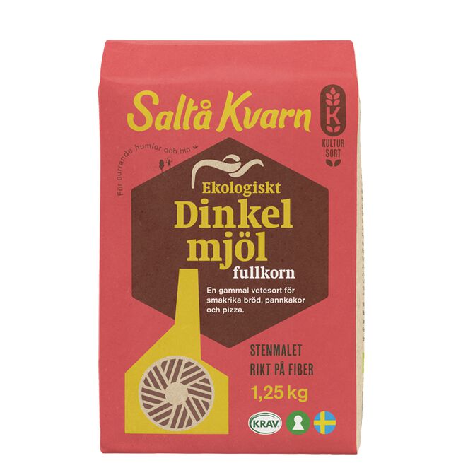 Dinkelmjöl Fullkorn 1,25 kg Dinkelmjöl Fullkorn 1,25 kg