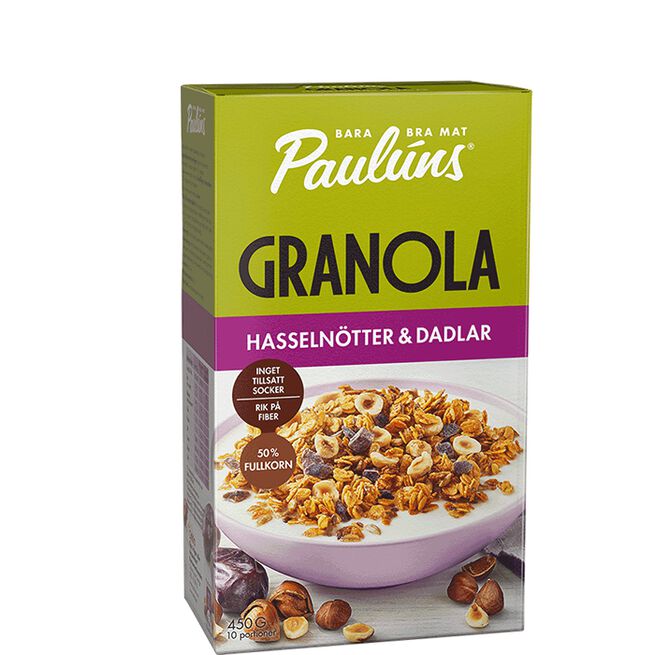 Granola Hasselnöt Dadlar 450 g Granola Hasselnöt Dadlar 450 g