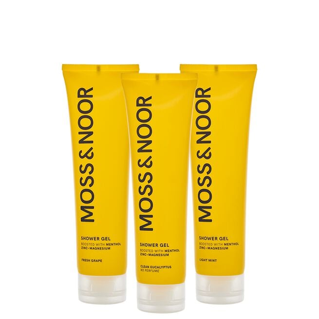 Moss & Noor After Workout Shower Gel Mixed 150 g, 3-pack After Workout Shower Gel Mixed 150 g 3-pack