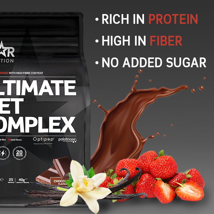Ultimate Diet Complex M&aring;ltidsers&auml;ttning 1 kg Choklad - New and improved