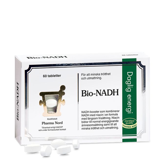 Pharma Nord Bio-NADH 60 tabletter Bio-NAD 60 tabletter