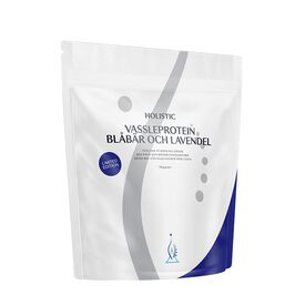 Vassleprotein blåbär och lavendel - Limited edition 750g  Holistic Vassleprotein 750 g Blåbär & Lavendel