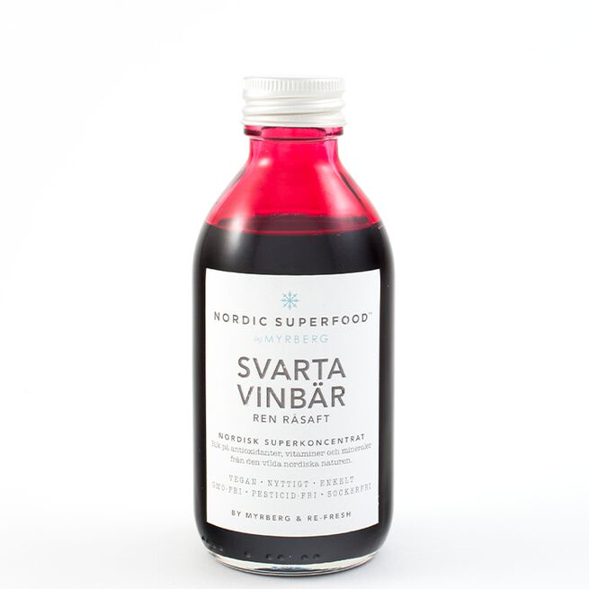 Rawjuice Koncentrat Svarta Vinbär 195 ml