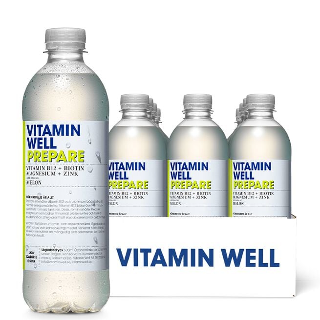 12 x Vitamin Well, 500ml, Prepare 12 x Vitamin Well Vitamindryck 500ml Prepare