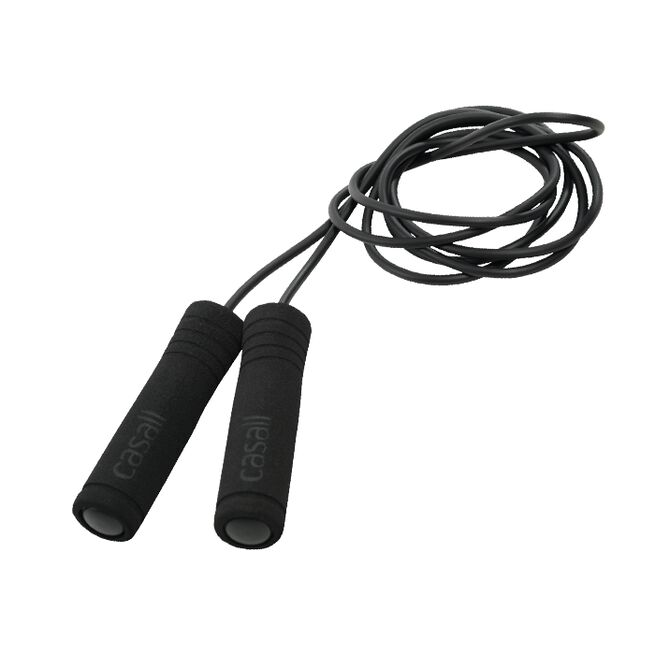 Jump Rope Foam Handle, Black Hopprep Vadderade Handtag Svart