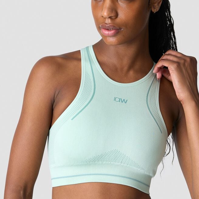 ICIW Endurance Seamless Sports Bra, Dusty Mint Endurance Seamless Sport-BH Mintgrön