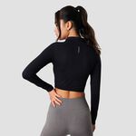 ICANIWILL Define Cropped 1/4 Zip Black